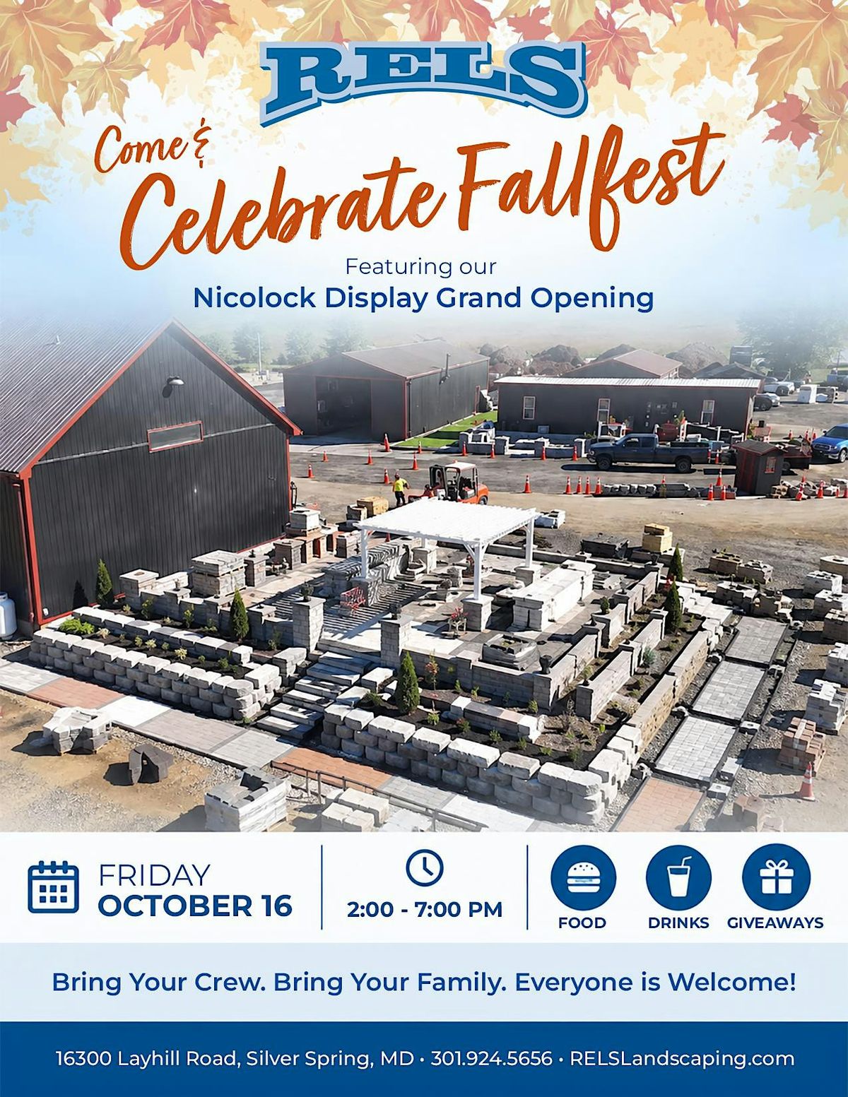 Fallfest Nicolock and NPS Display Grand Opening, 16300 Layhill Rd ...