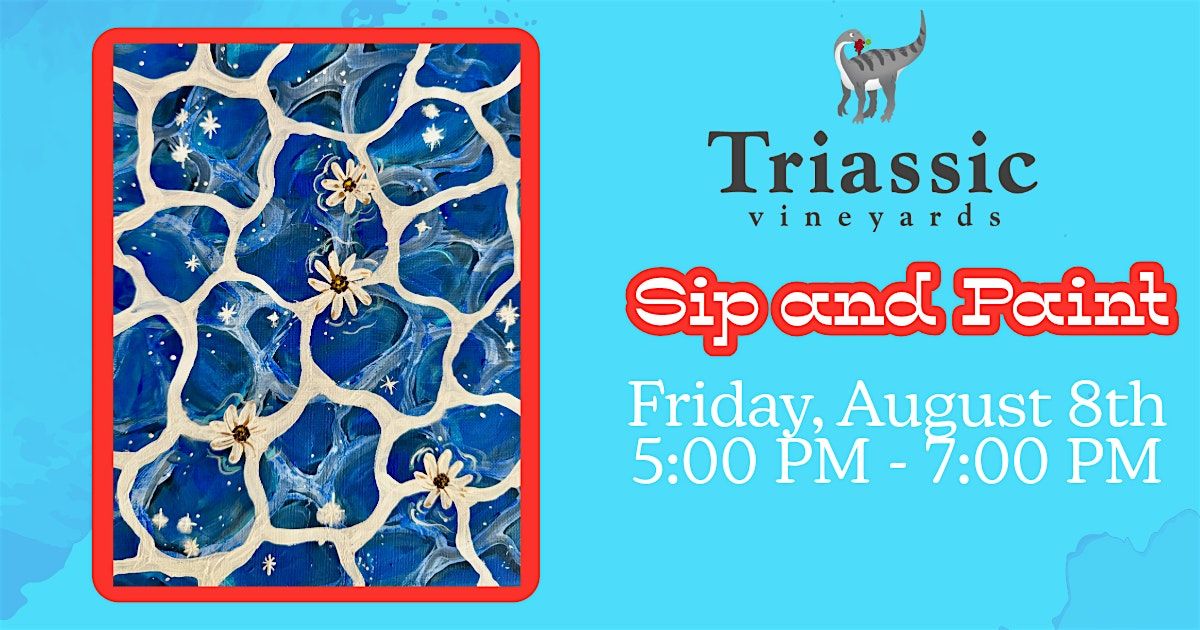 Sip and Paint at Triassic: Floating Daisies, 8 August | Event in Tehachapi | AllEvents