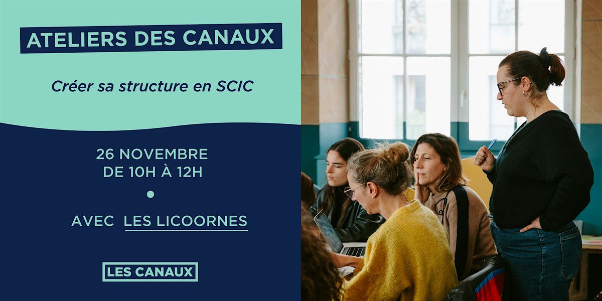 Atelier - Créer sa structure en SCIC, 26 November | Event in Paris | AllEvents
