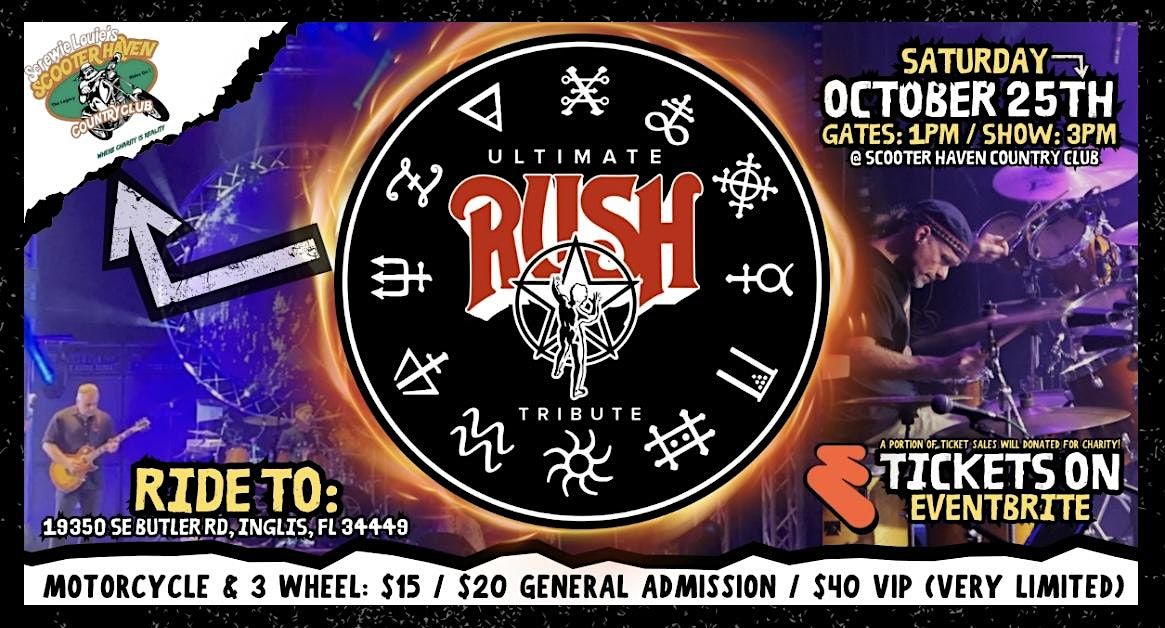 Ultimate Rush Tribute @ Scooter Haven Country Club, 25 October | Event in Inglis | AllEvents
