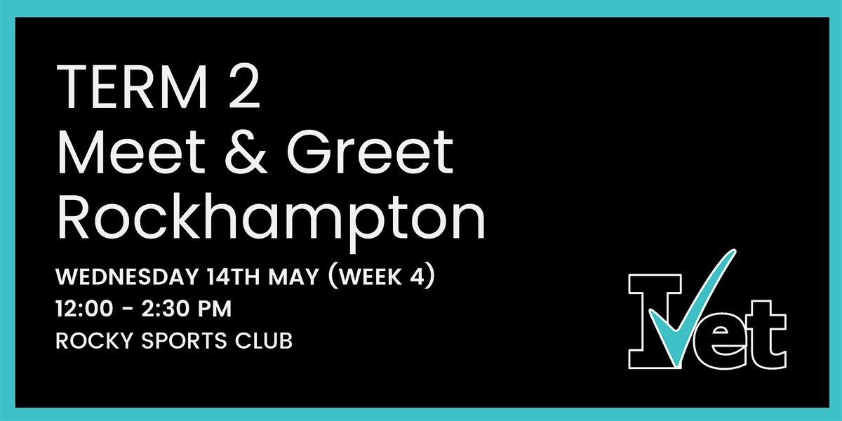 2025 IVET Group - Meet & Greet (Rockhampton), 14 May | Event in Wandal | AllEvents