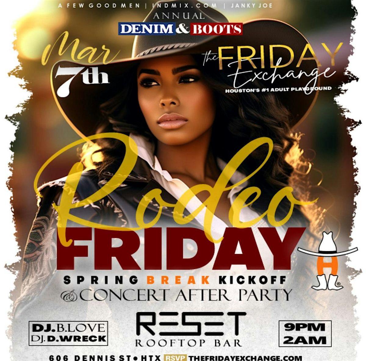 The FRIDAY EXCHANGE at RESET ROOFTOP | Event in Houston | AllEvents