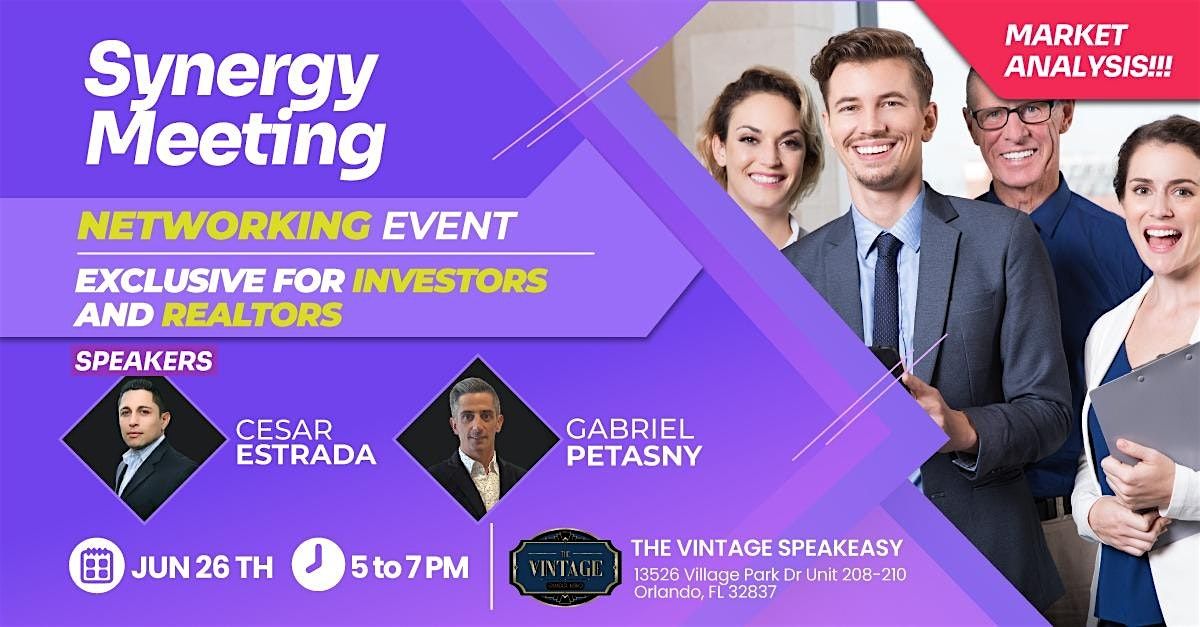 Networking Event-Exclusive for Investors and Realtors, 26 June | Event in Orlando | AllEvents
