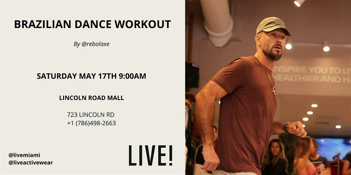 BRAZILIAN DANCE WORKOUT, 17 June | Event in Miami Beach | AllEvents