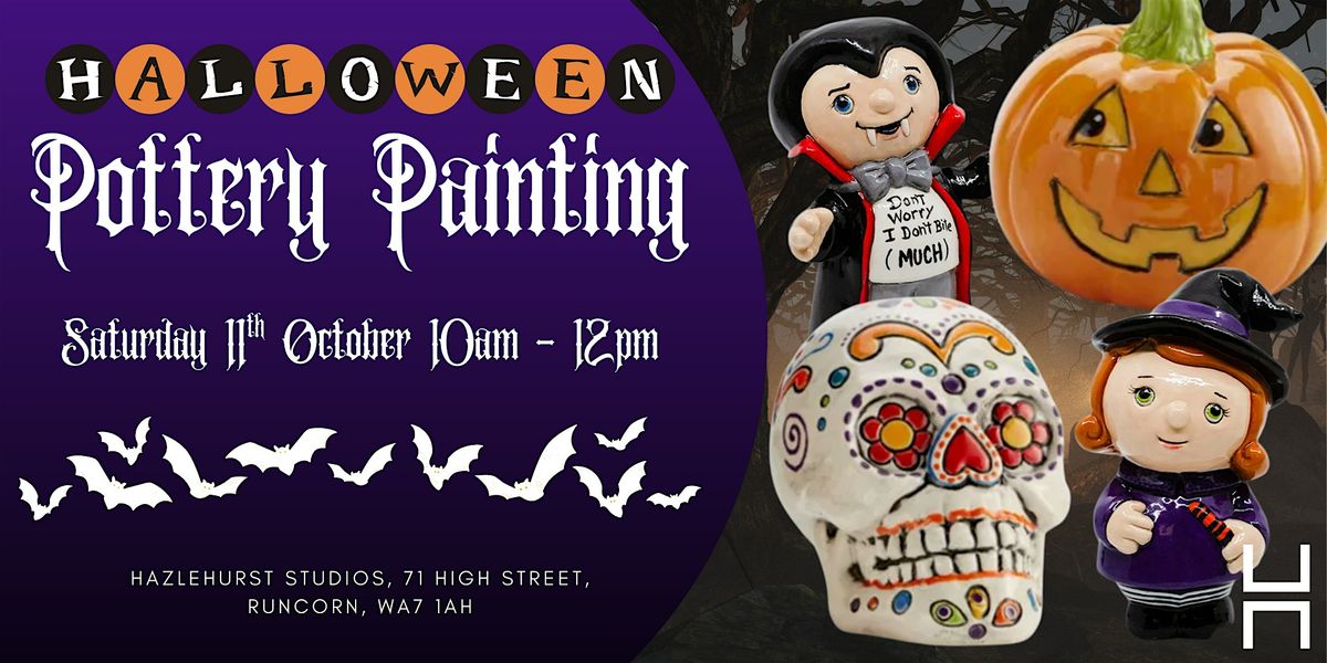Halloween Pottery Painting Workshop - Choose your Halloween character!, 11 October | Event in Cheshire | AllEvents