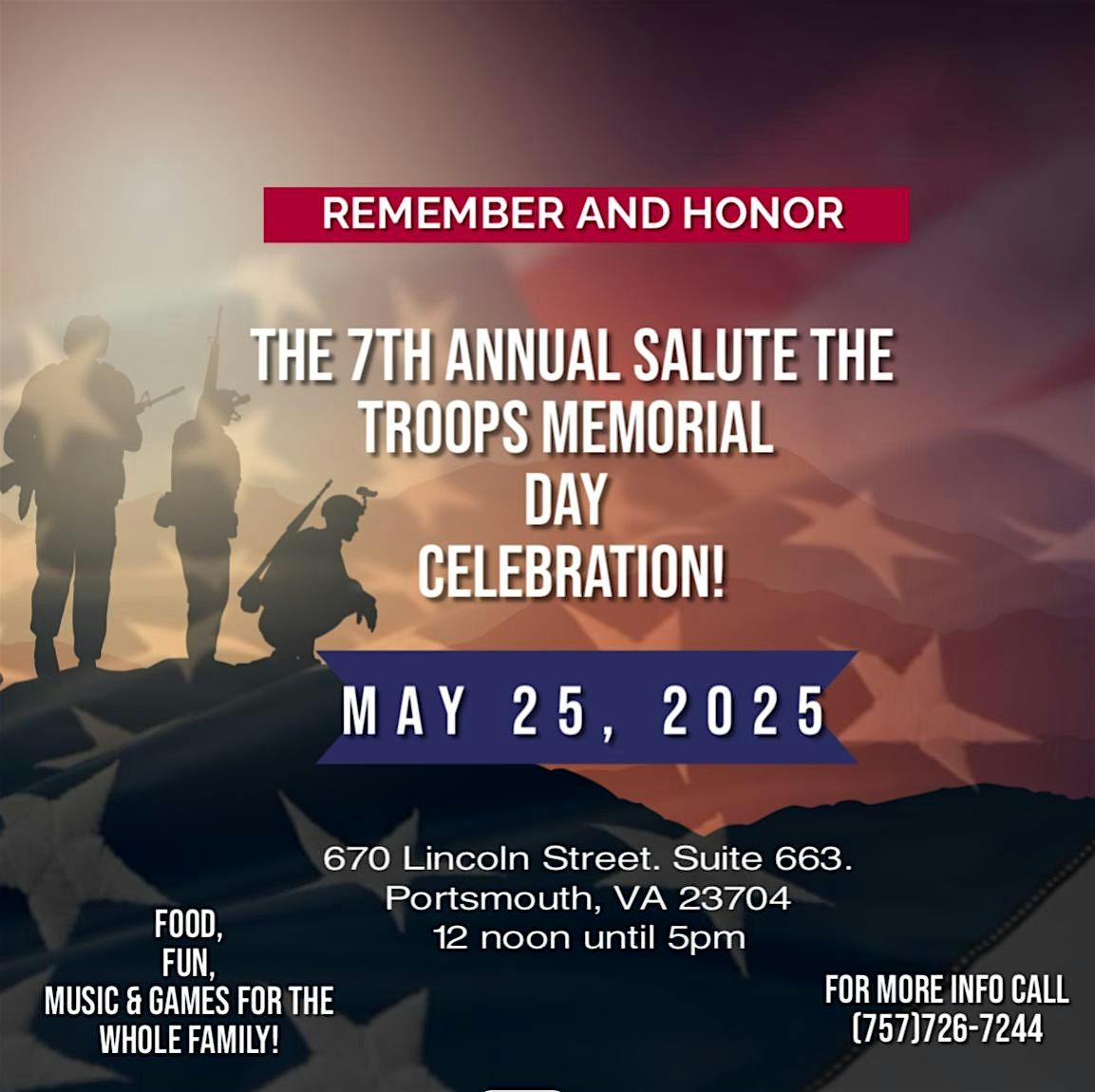 7th Annual Salute The Troops Memorial Day Event | Event in Portsmouth | AllEvents