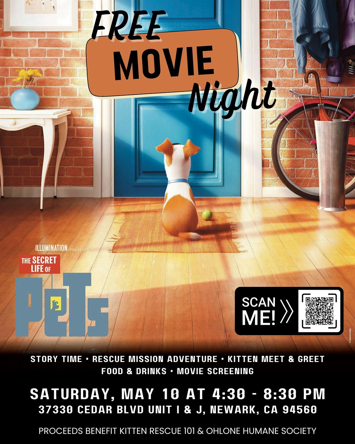 Mission Meow-possible: Adventure and Free Movie Night, 10 May | Event in Newark | AllEvents