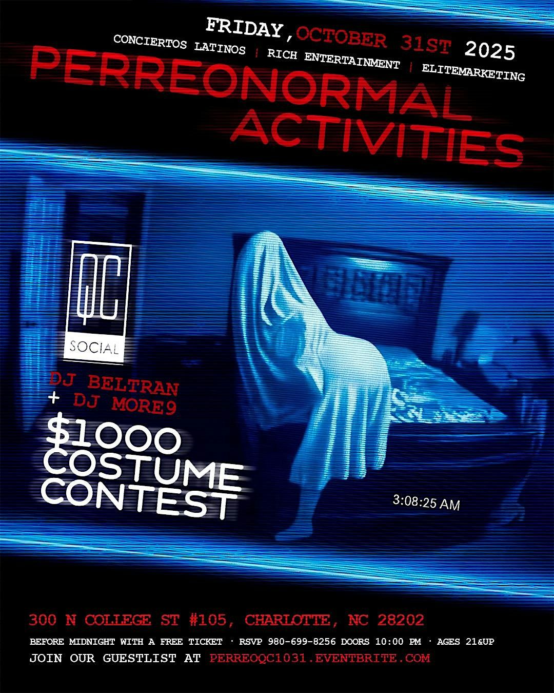 PERREONORMAL ACTIVITIES  @ QC LATIN FRIDAYS, 31 October | Event in Charlotte | AllEvents