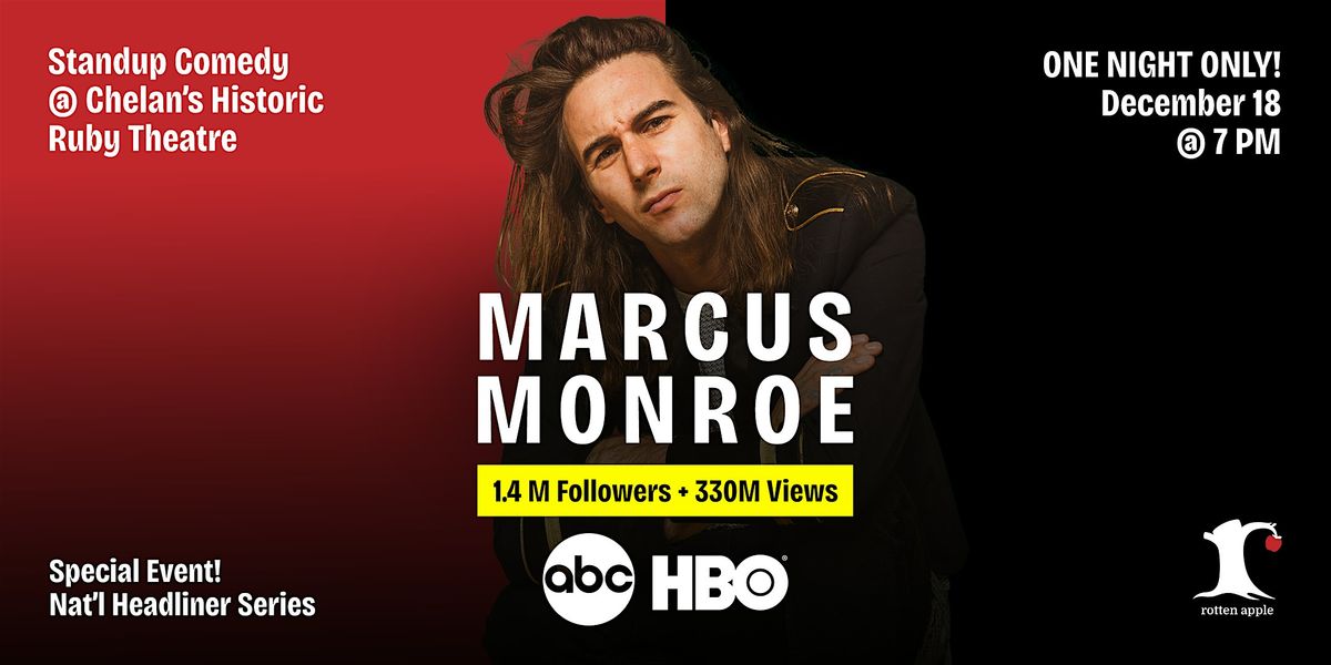 Standup Comedy Show w/ Marcus Monroe, 18 December | Event in Chelan | AllEvents