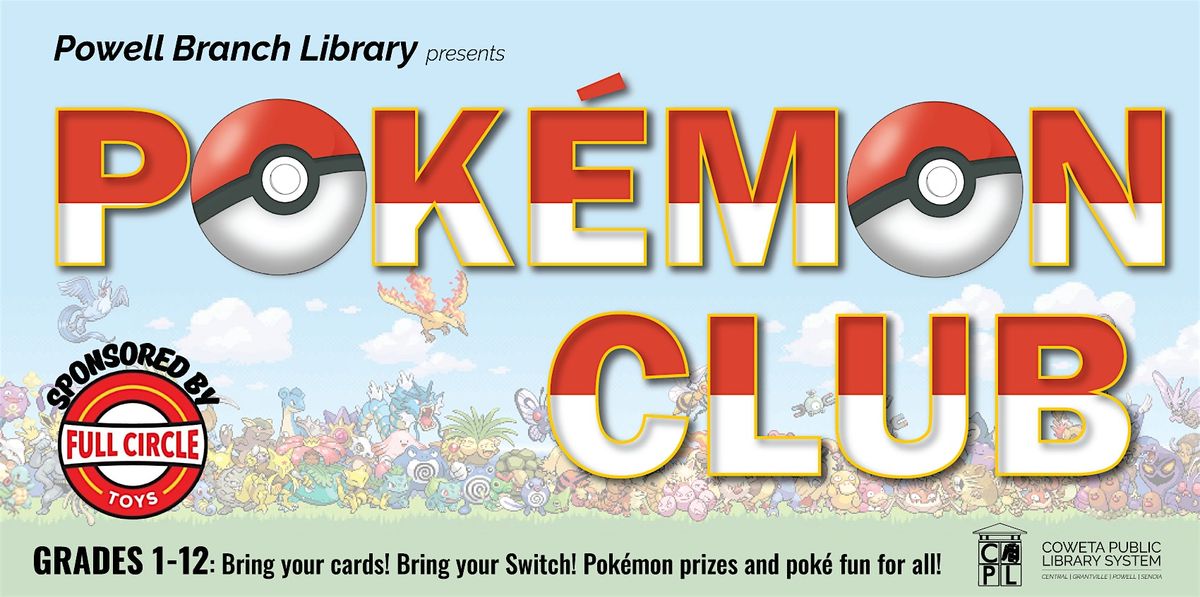 Pokémon Club, 26 June | Event in Newnan | AllEvents