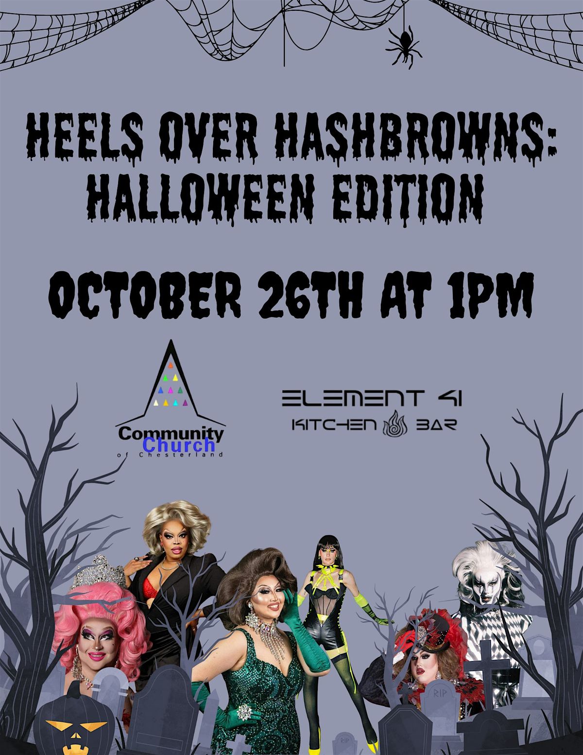 Heels Over Hashbrowns Halloween Drag Lunch, 26 October | Event in Chardon | AllEvents