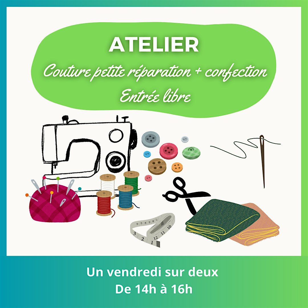 ¨Permanence couture petite réparation + confection | Event in Issy-les-Moulineaux | AllEvents