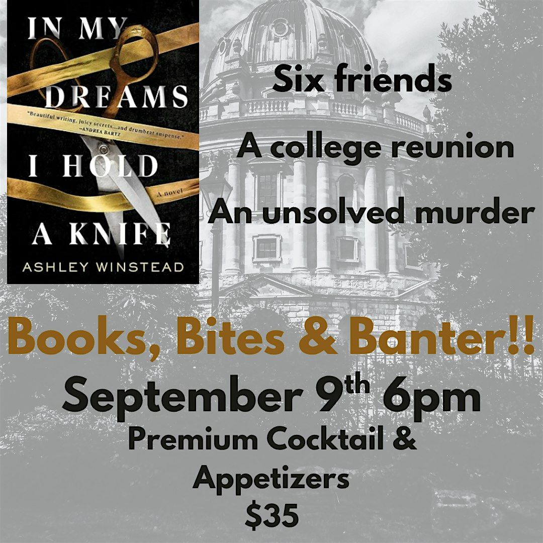 Book, Bites & Banter @ Pafumi's, 28 October | Event in Wilbraham | AllEvents