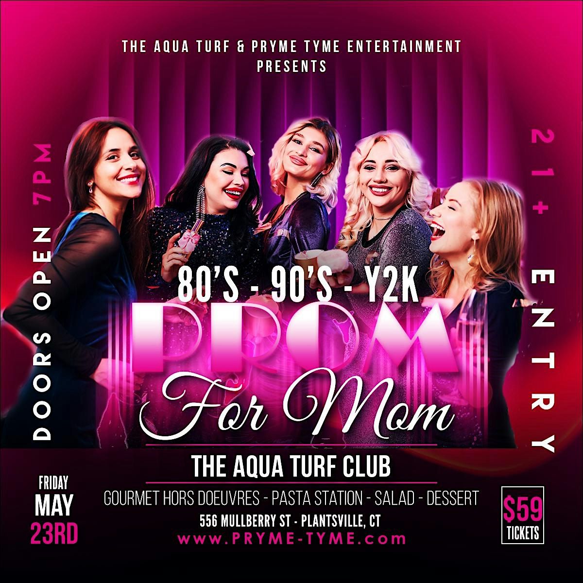 Prom for Mom - 80s-90s-Y2K, 23 May | Event in Southington | AllEvents