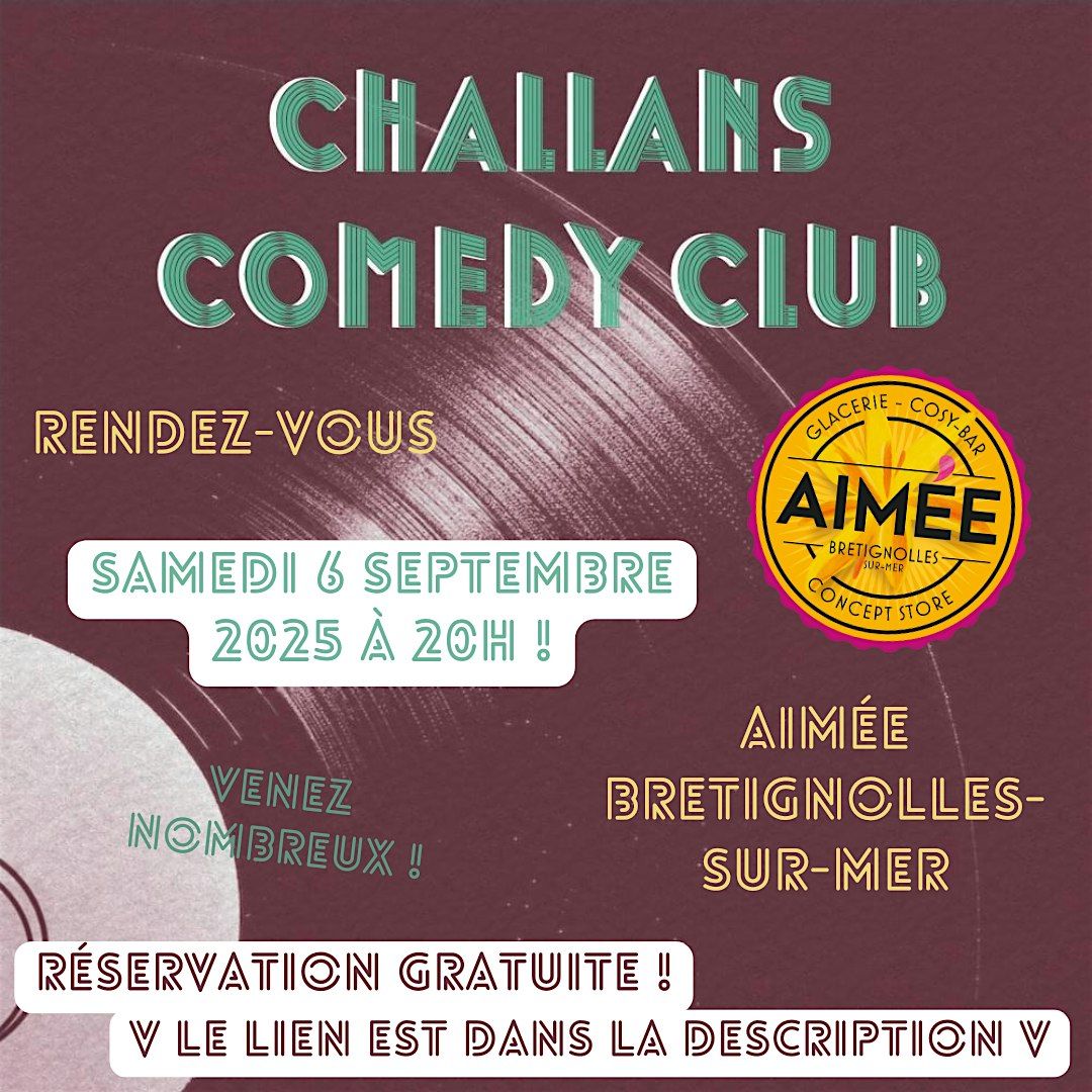 Soirée stand up à Aimée, 6 September | Event in Bretignolles-sur-Mer | AllEvents