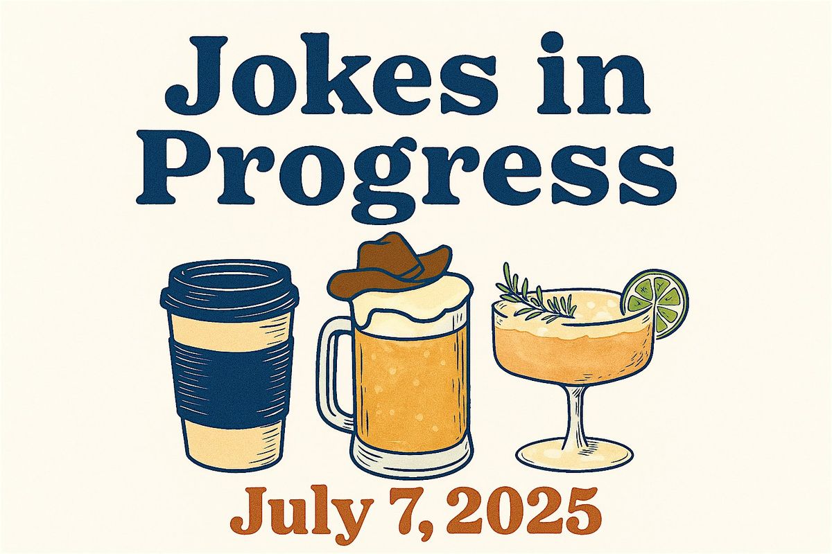 Jokes in Progress: Standup Comedy in Buda, 7 July | Event in Buda | AllEvents