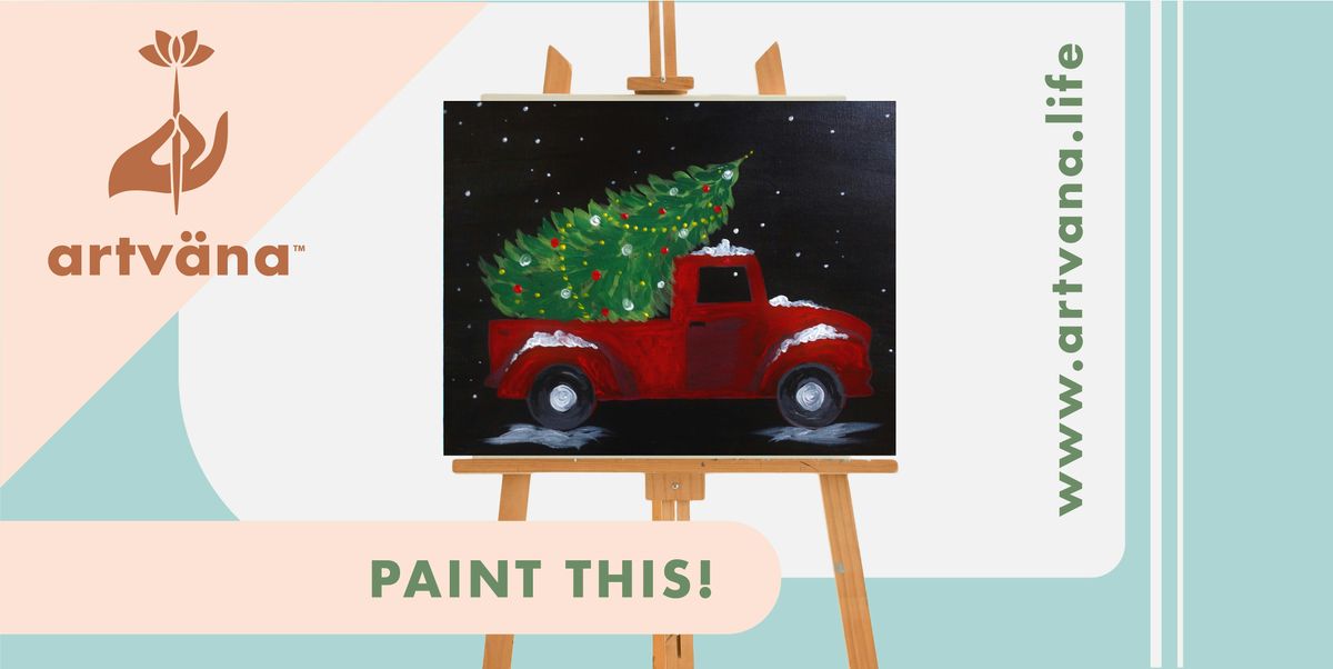 Artvana Holiday Sip & Paint art class at Ocean5 in Gig Harbor December 2025, 18 December | Event in Gig Harbor