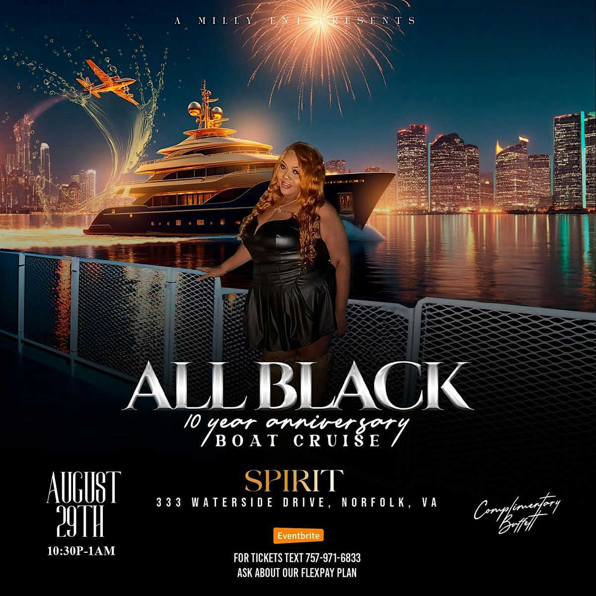 All Black Boat Party, 29 August | Event in Norfolk | AllEvents