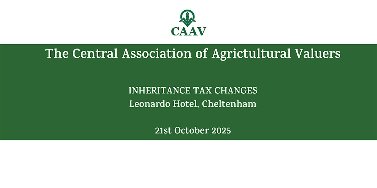 Inheritance Tax Changes - Cheltenham 2025, 21 October | Event in Cheltenham | AllEvents