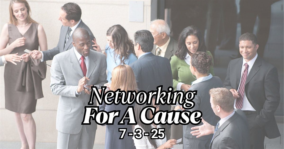 Networking For A Cause, 3 July | Event in Brooklyn | AllEvents