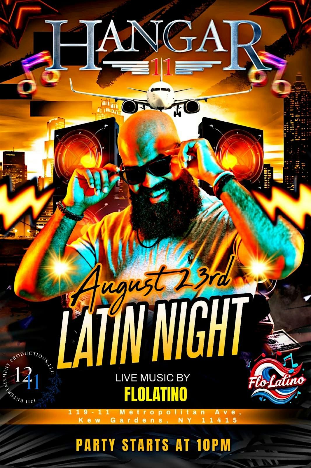 Latin Night at Hangar 11 with Flolatino Band!, 23 August | Event in Queens | AllEvents