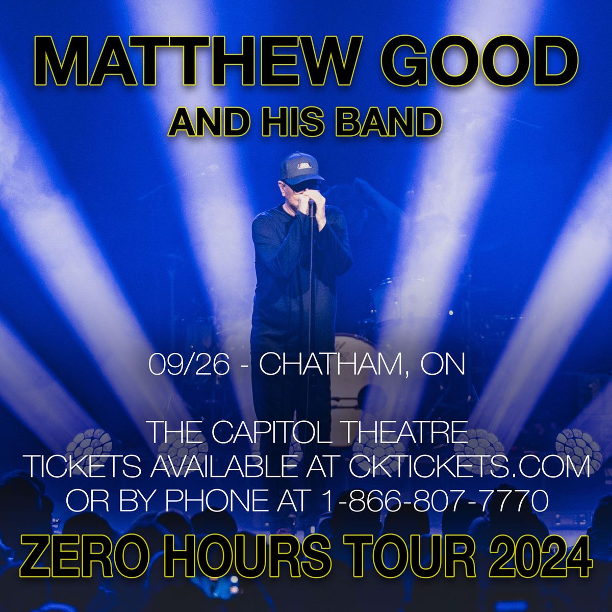 Matthew Good at Club Regent Casino, 6 November | Event in Winnipeg | AllEvents