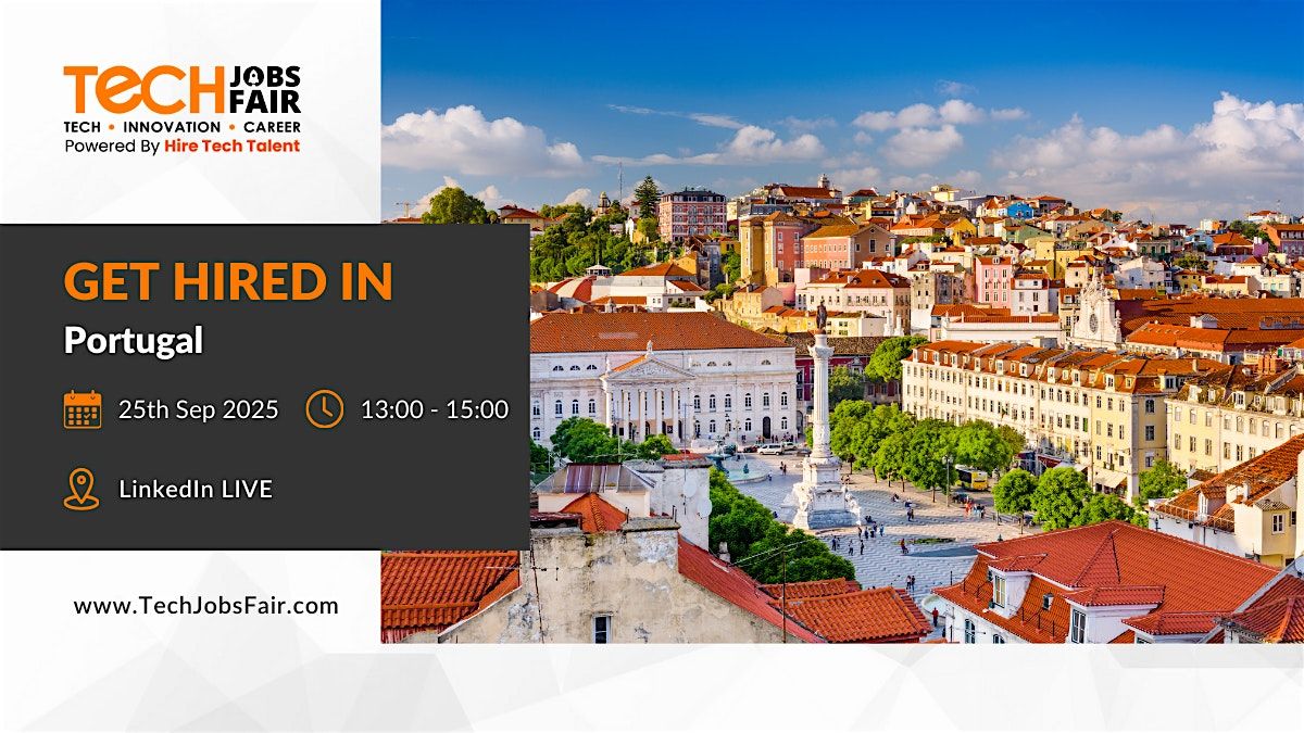 Get Hired in Portugal 2025, 25 September | Online Event | AllEvents