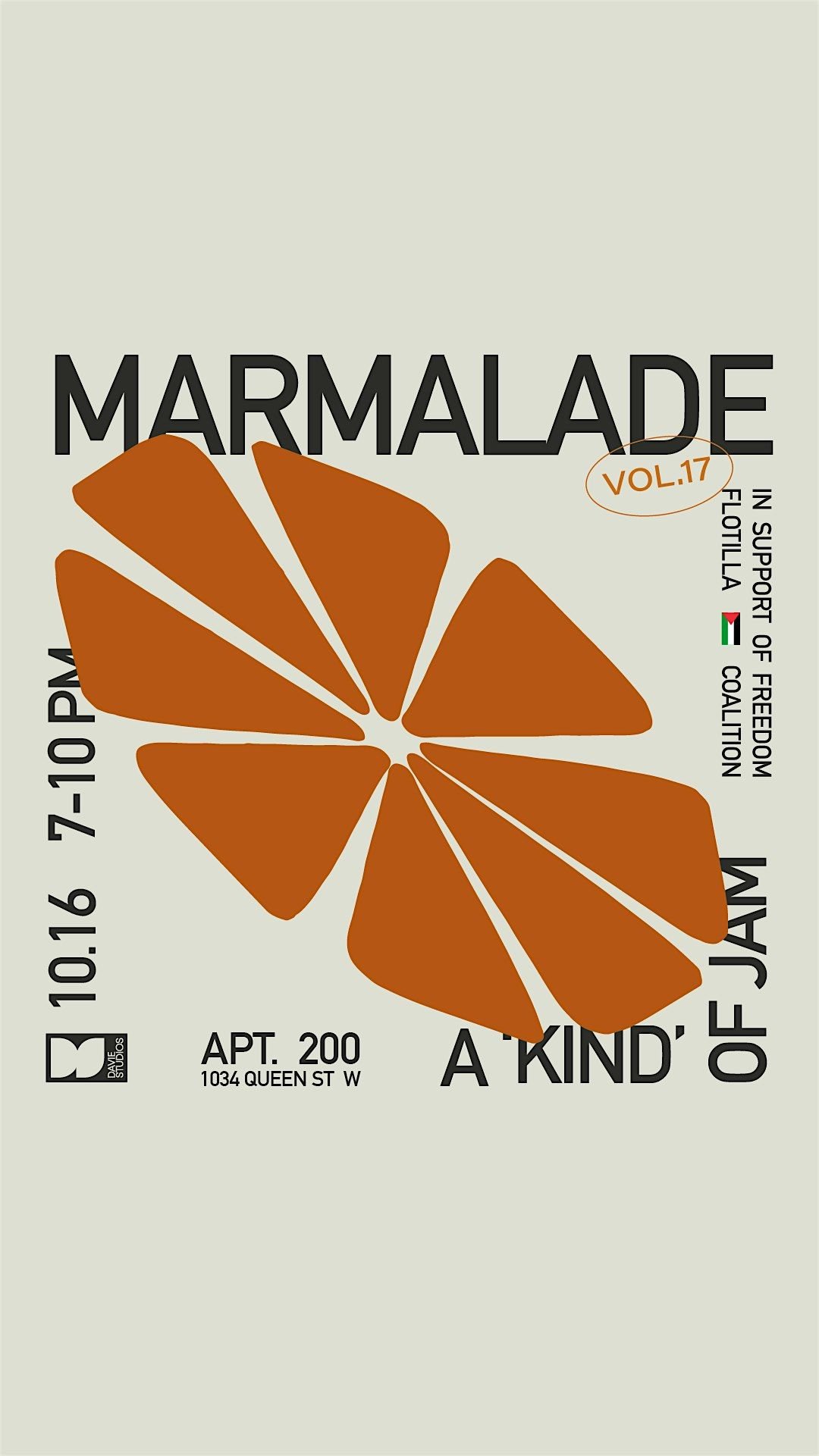 Marmalade 17.0, 16 October | Event in Toronto | AllEvents