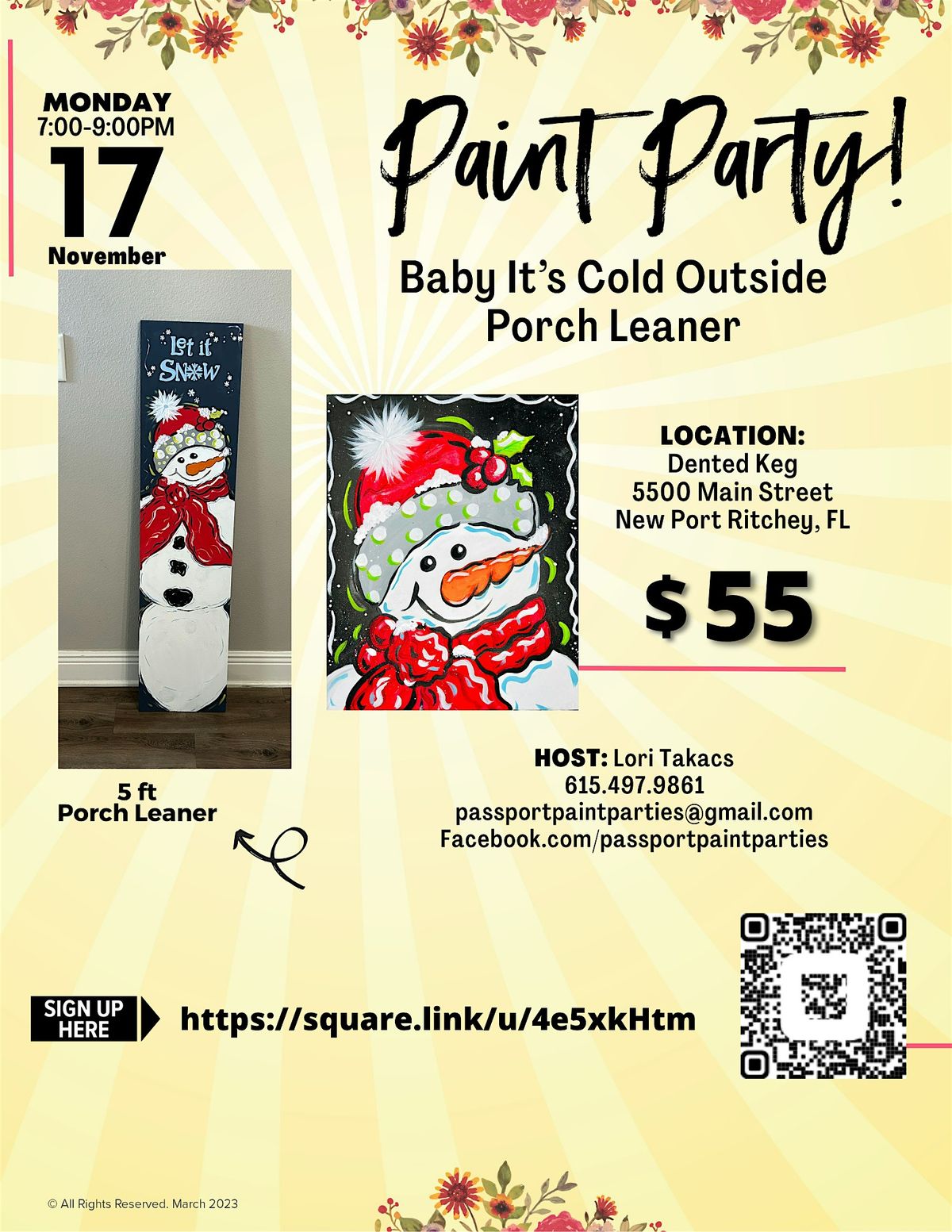 11.17.25 Baby It's Cold Outside Porch Leaner at Dented Keg, 17 November | Event in New Port Richey | AllEvents