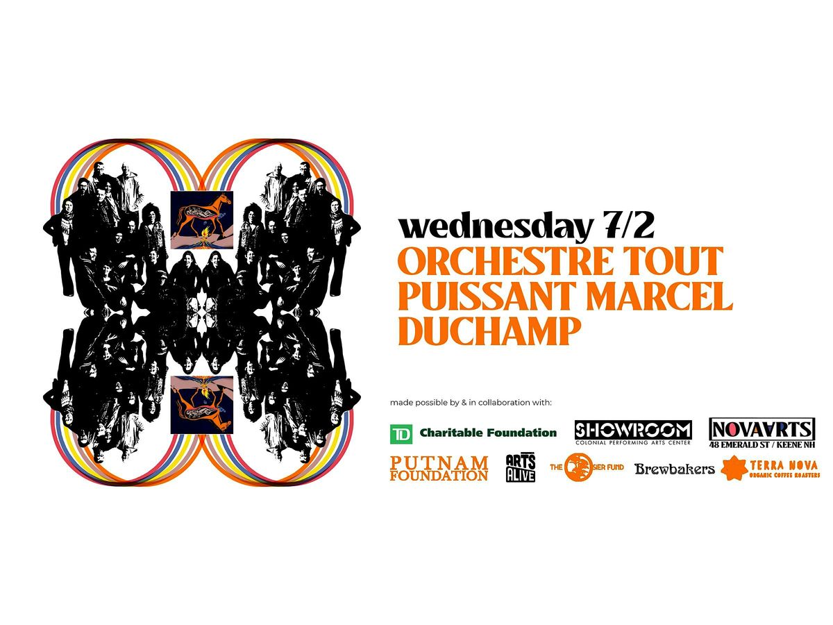 Orchestre Tout Puissant Marcel Duchamp, 2 July | Event in Keene | AllEvents