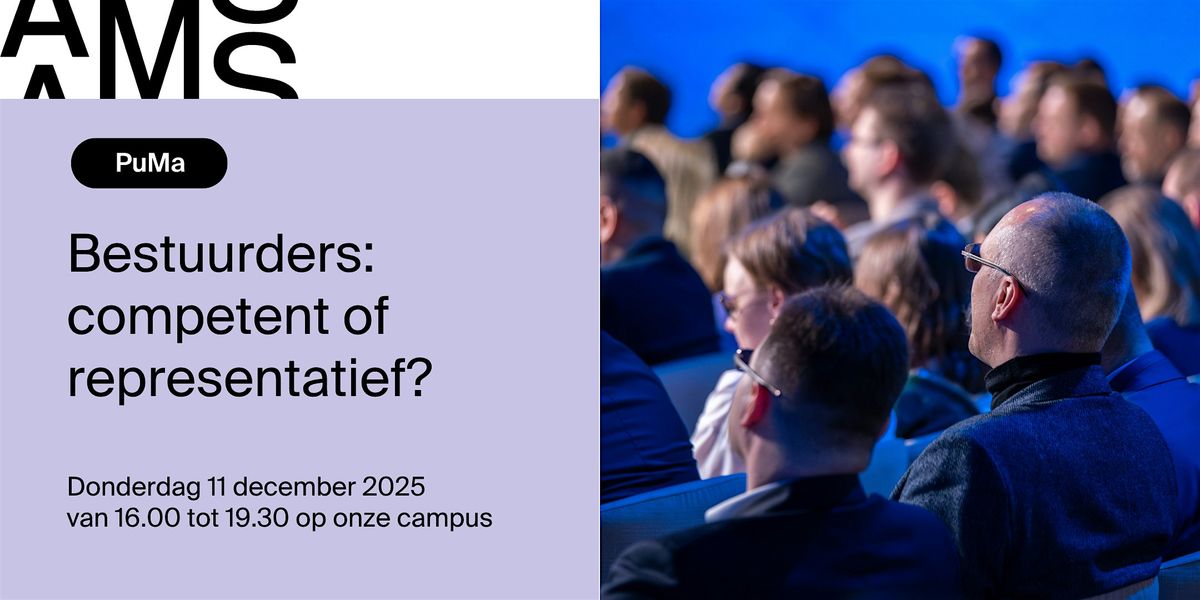 Bestuurders: Competent of representatief?, 11 December | Event in Antwerpen | AllEvents