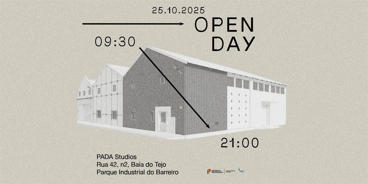 PADA Studios Open Day 2025, 25 October | Event in Barreiro | AllEvents