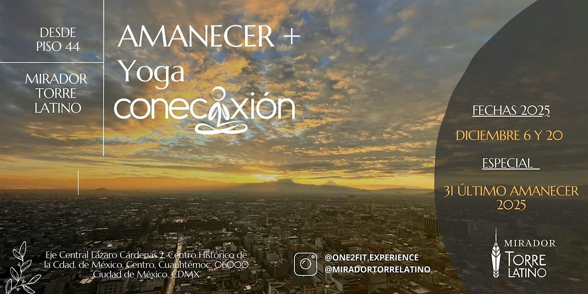 Último amanecer del año en la CDMX, desde Torre Latino piso 44, 31 December | Event in Ciudad de México