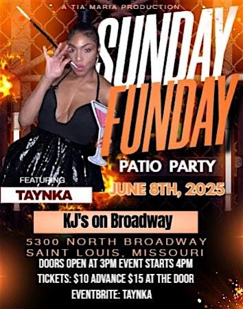 TAYNKA' SUNDAY FUN'DAY PATIO PARTY, 8 June | Event in St. Louis | AllEvents