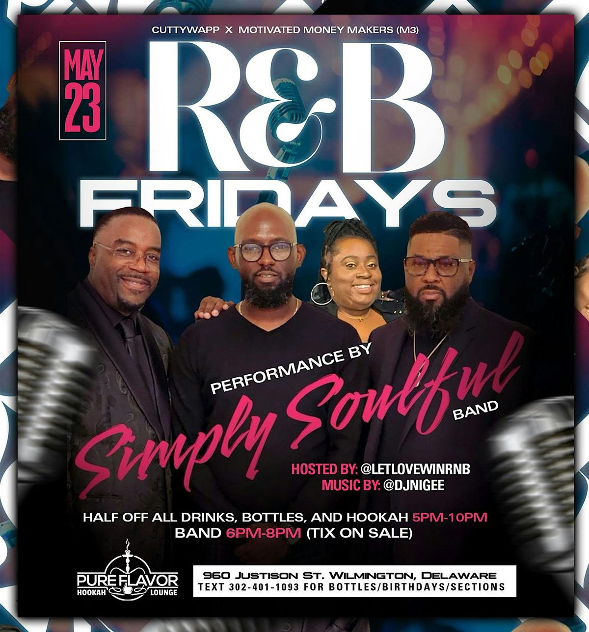 RnB Friday's @ Pure Flavor Lounge, 23 May | Event in Wilmington | AllEvents