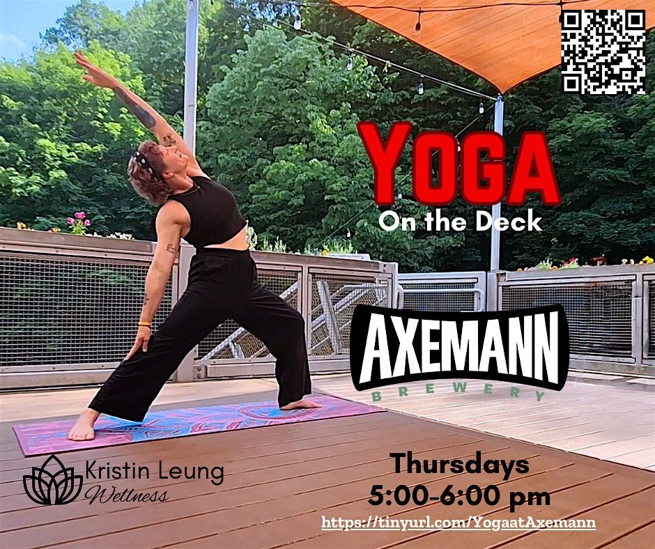 Yoga on the Deck at Axemann Brewery | Event in Bellefonte | AllEvents