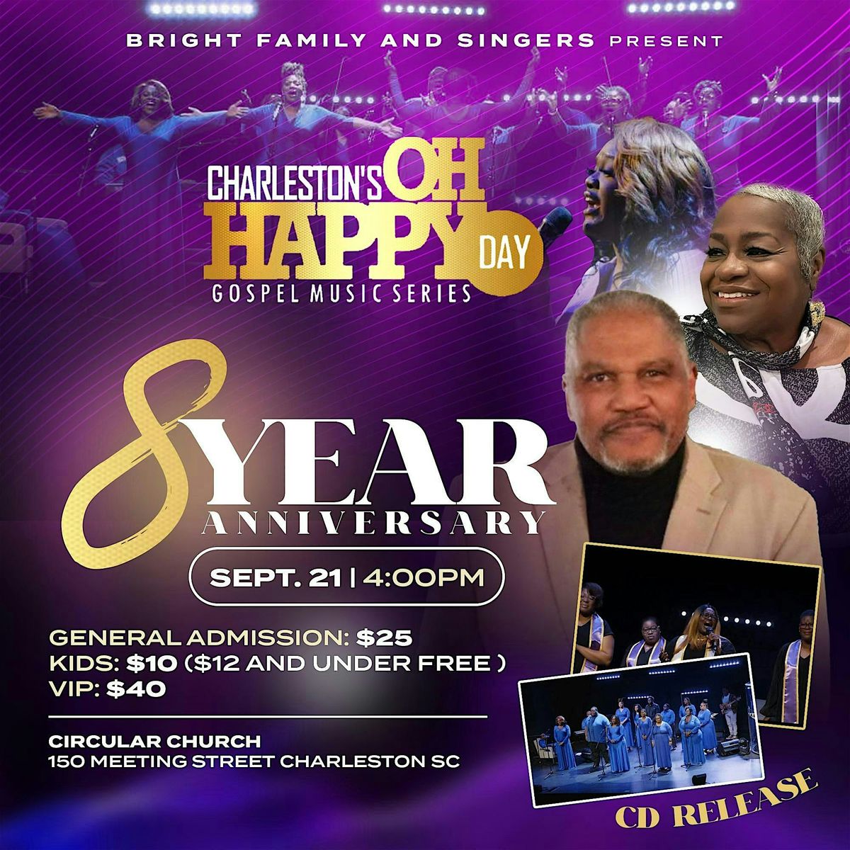 Charleston’s Oh Happy Day Gospel Series, 21 September | Event in Charleston | AllEvents