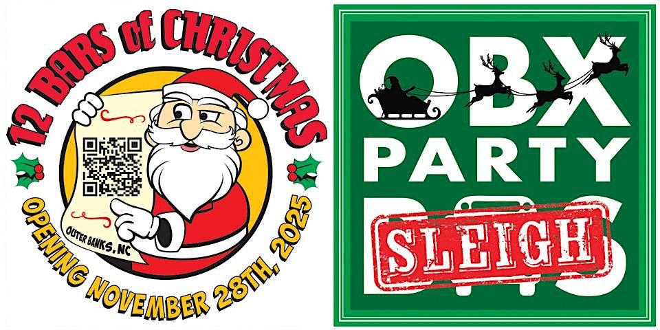 12 Bars of Christmas VIP crawl on the OBX Party Sleigh (DAY GREEN ROUTE), 20 December | Event in Kill Devil Hills