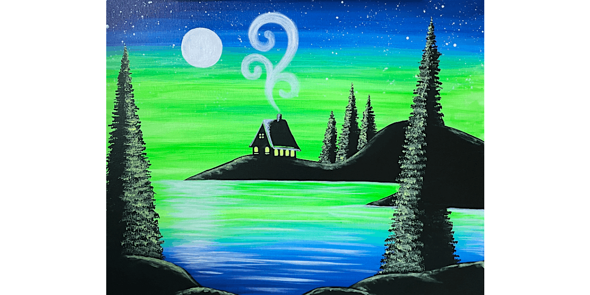 Night at the Lake Cabin - Paint and Sip in Tyler | Classpop!™, 2 August | Event in Tyler | AllEvents