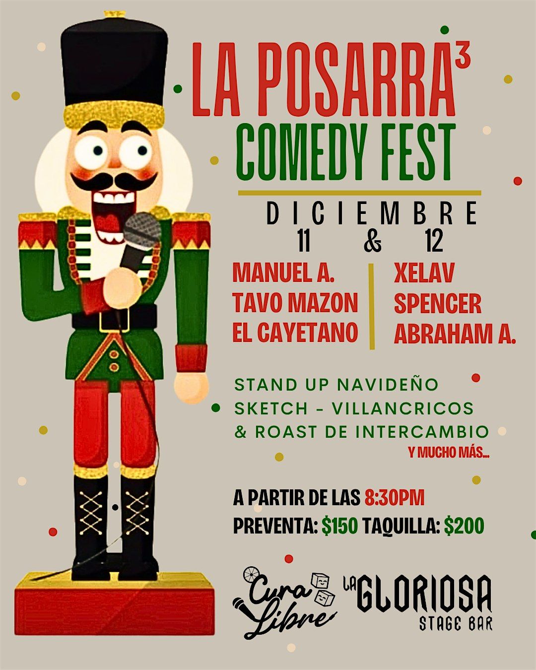 LA POSARRA COMEDY FEST, 11 December | Event in Hermosillo | AllEvents