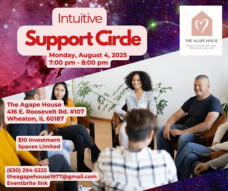 Intuitive Support Circle, 4 August | Event in Wheaton | AllEvents