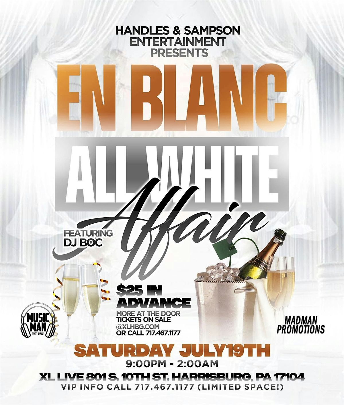 En Blanc All White Affair, 23 August | Event in Charlotte | AllEvents