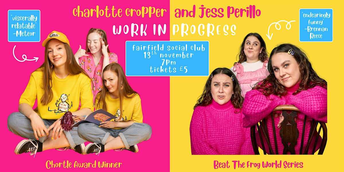 Charlotte Cropper and Jess Perillo Work It Out, 13 November | Event in Manchester | AllEvents
