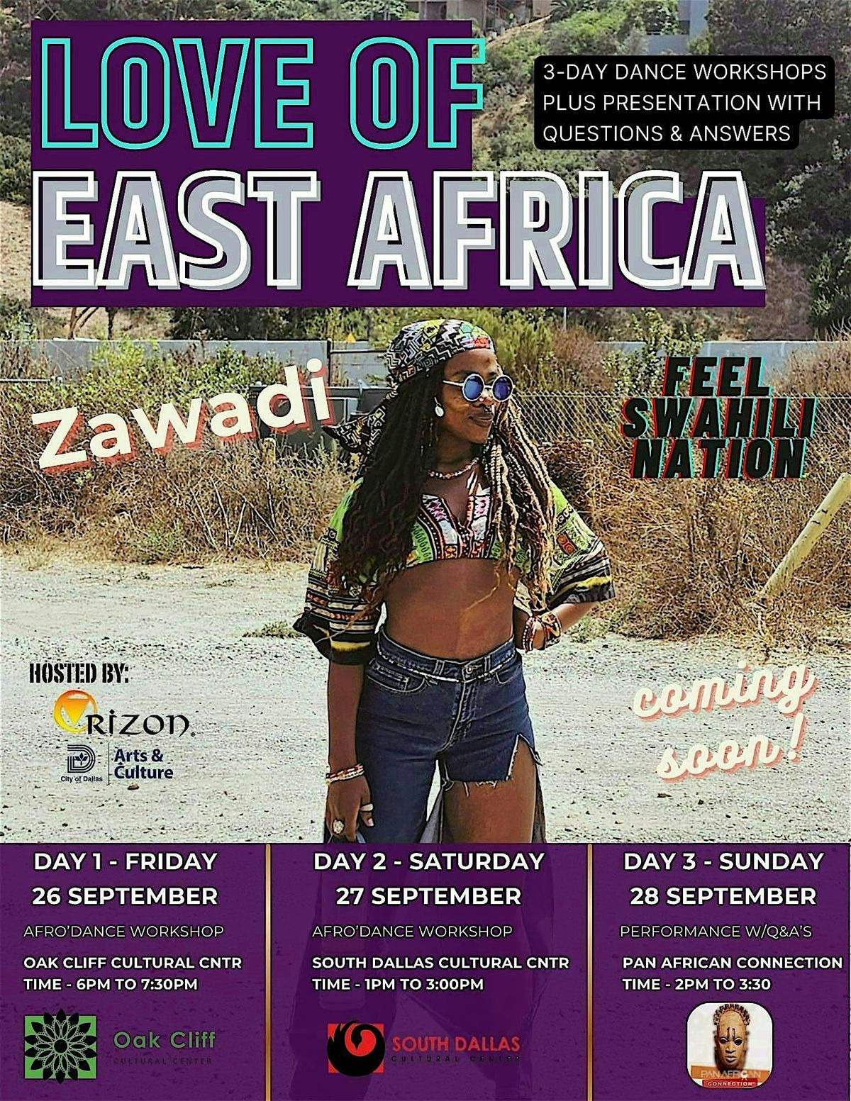 Afro'Dance Workshops & Presentation by Zawadi, 6 February | Event in Dallas | AllEvents