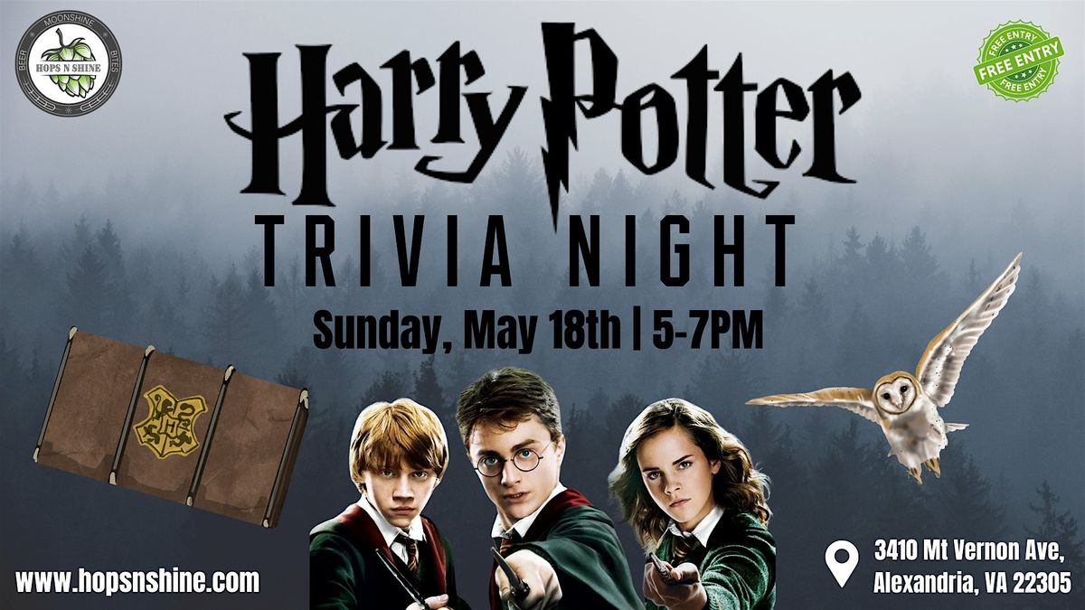 Harry Potter Trivia Night, 18 May | Event in Alexandria | AllEvents