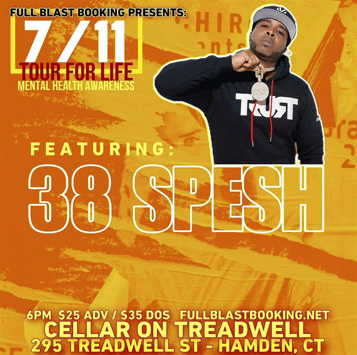38 SPESH LIVE IN CT, 11 July | Event in Hamden | AllEvents