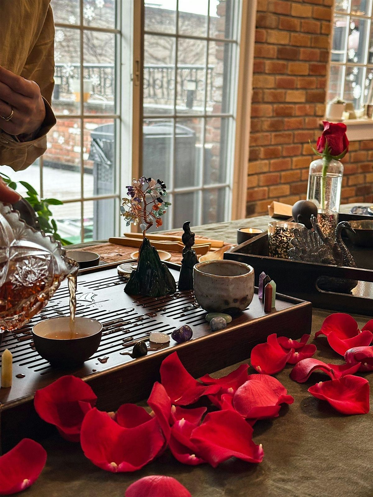 Mindful Tea Ceremony: Inner calm and wellness experience, Green ...