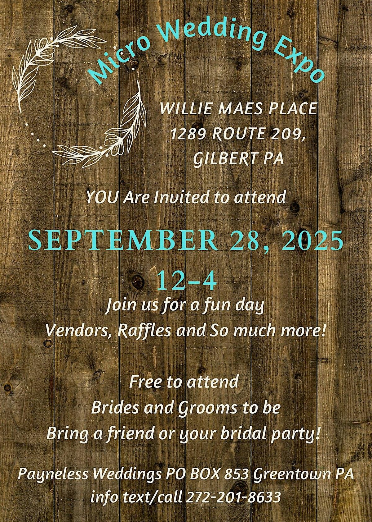 Micro Wedding Expo, 28 September | Event in Gilbert | AllEvents