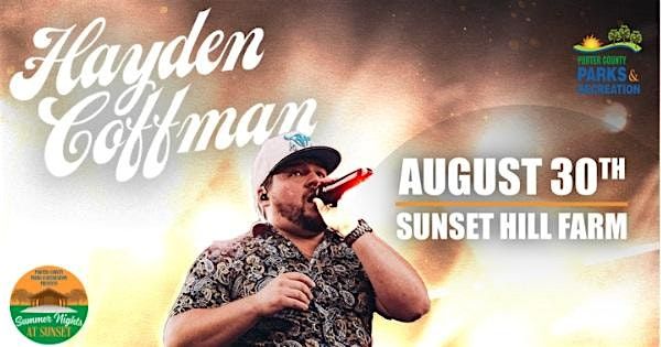 Summer Nights at Sunset Presents Hayden Coffman | Event in Valparaiso | AllEvents