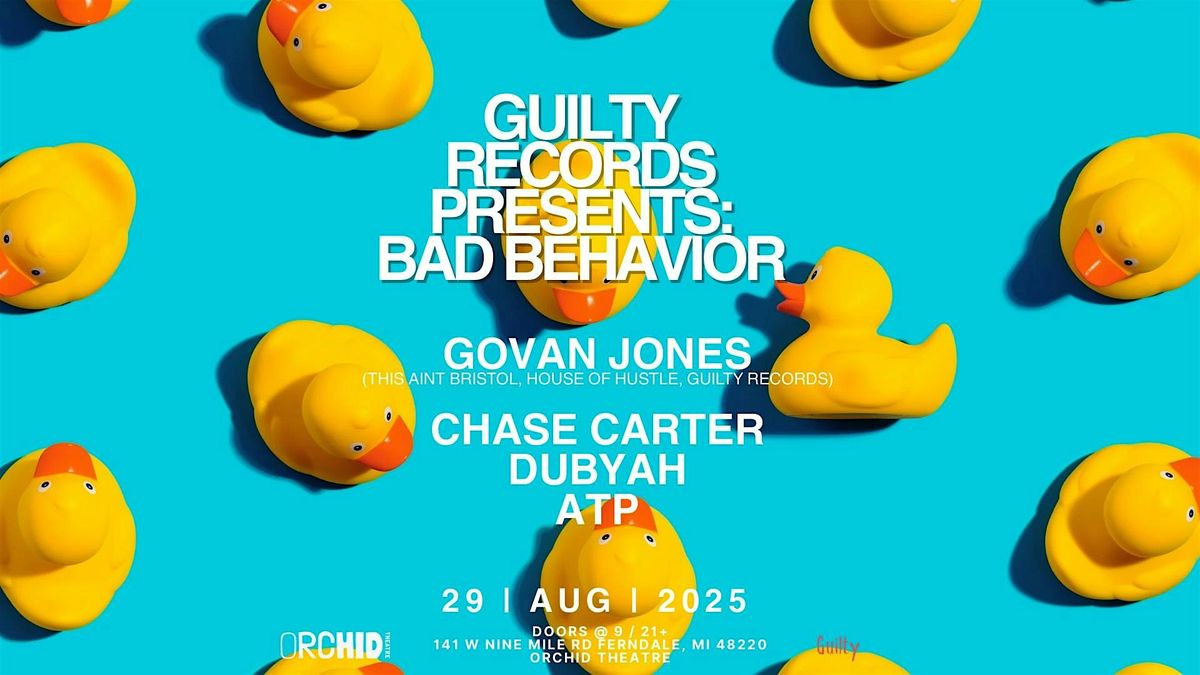 Guilty Records: Bad Behavior - Patio Takeover, 29 August | Event in Ferndale | AllEvents
